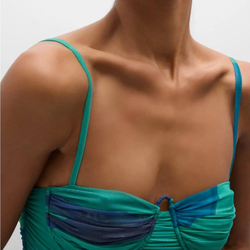 Sir the Label Frankie Gathered Mini dress, Size 0P - Picture 2 of 5